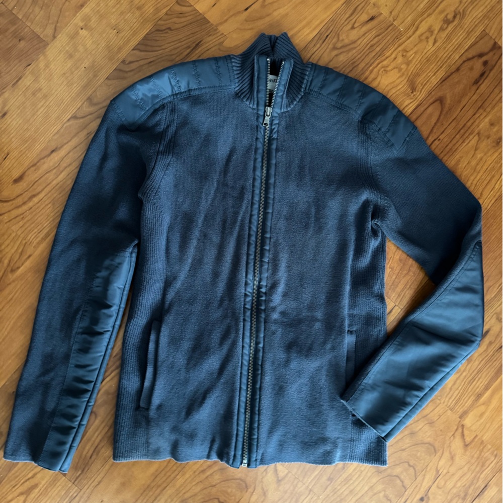 Calvin Klein Dark Gray-bluish zip up Lightweight Jacket size S